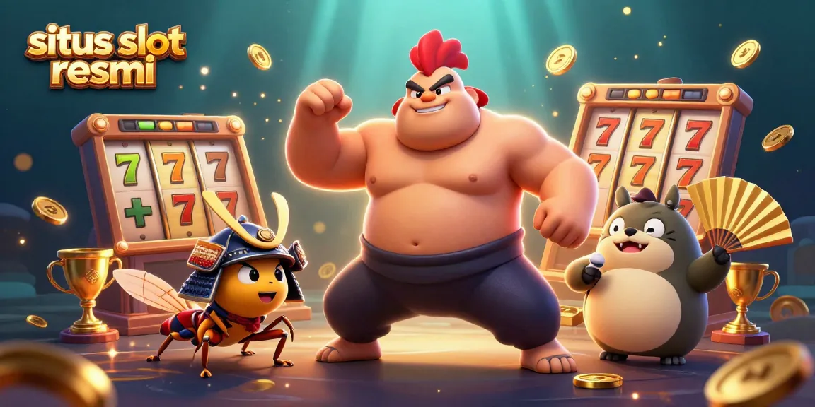 Engage in fun gameplay with situs slot resmi featuring vibrant characters and dynamic slot machine action.
