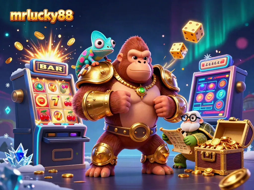 Win big with mrlucky88 in an exciting online casino scene featuring captivating game elements.