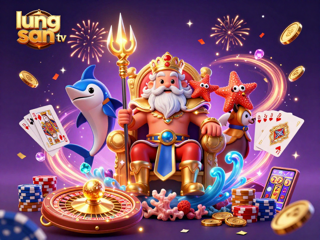 Win big with lương sơn tv's thrilling 3D casino adventure featuring Neptune!