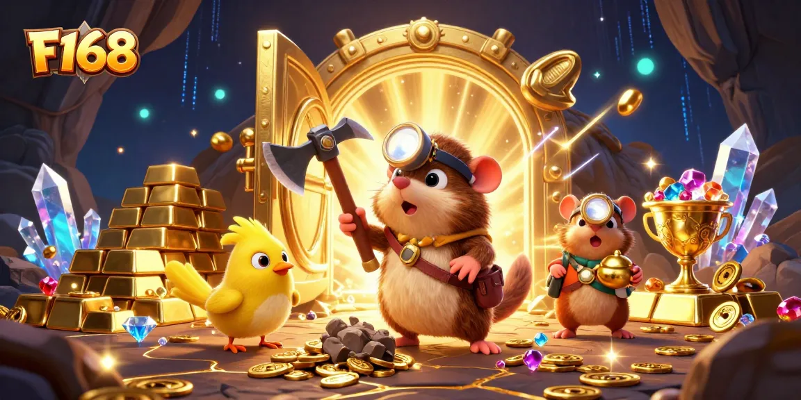 Interact with vibrant treasures and games at F168, where excitement meets action!